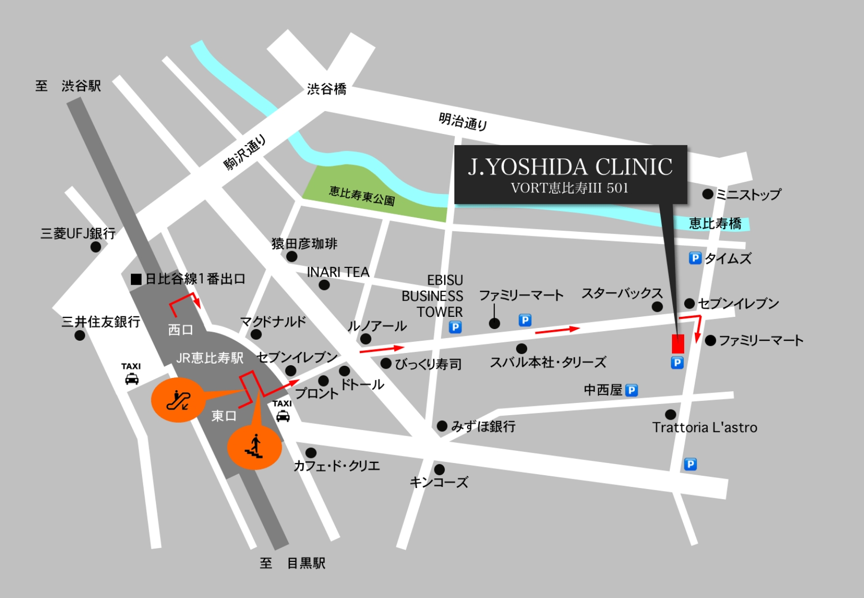 アクセス J Yoshida Clinic